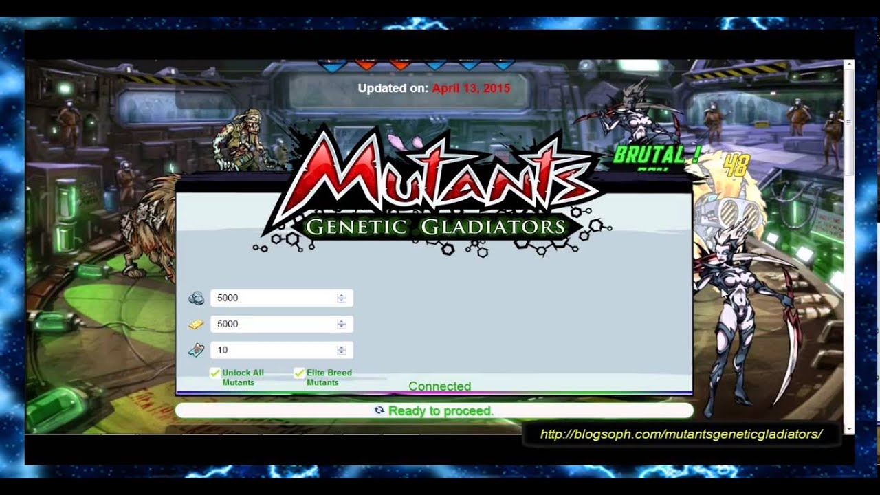 mutants genetic gladiators free gifts